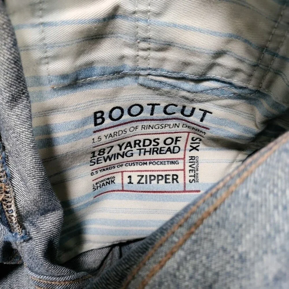Bonobos Classic Retro Streetwear Denim Bootcut Jeans Men's Medium Wash Sze 32/32